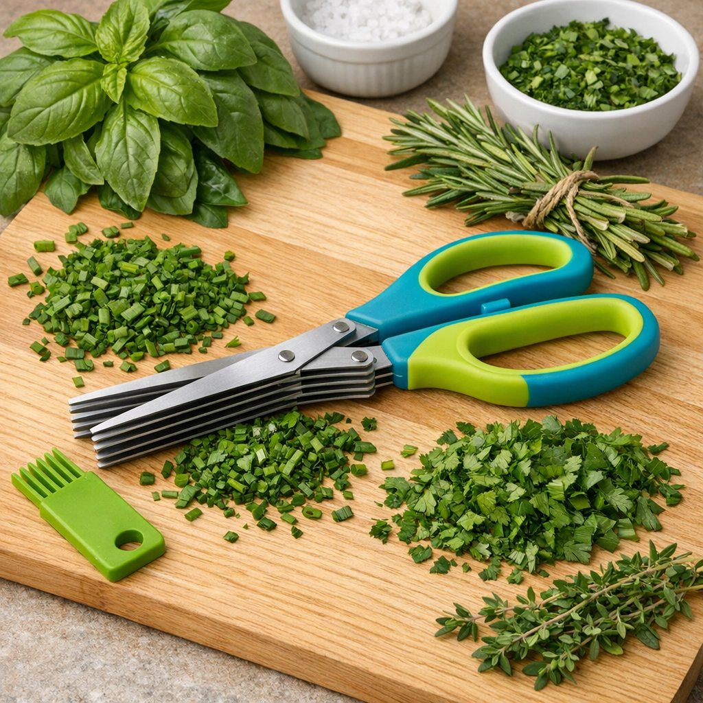 cool kitchen gadgets including herb scissors